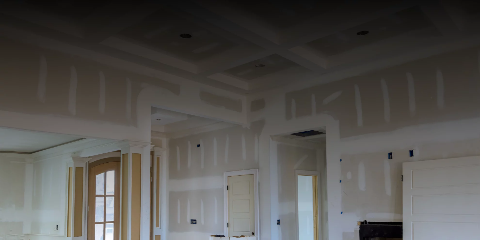 drywalls of a house